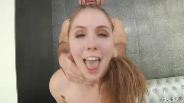 Lena's eyes roll back into her head as she gets a good fucking